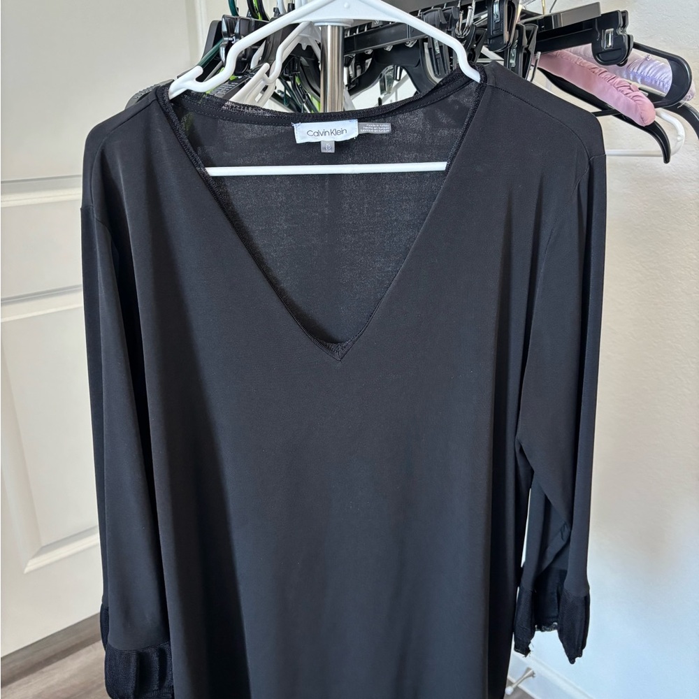 Calvin Klein Women's Black Blouse